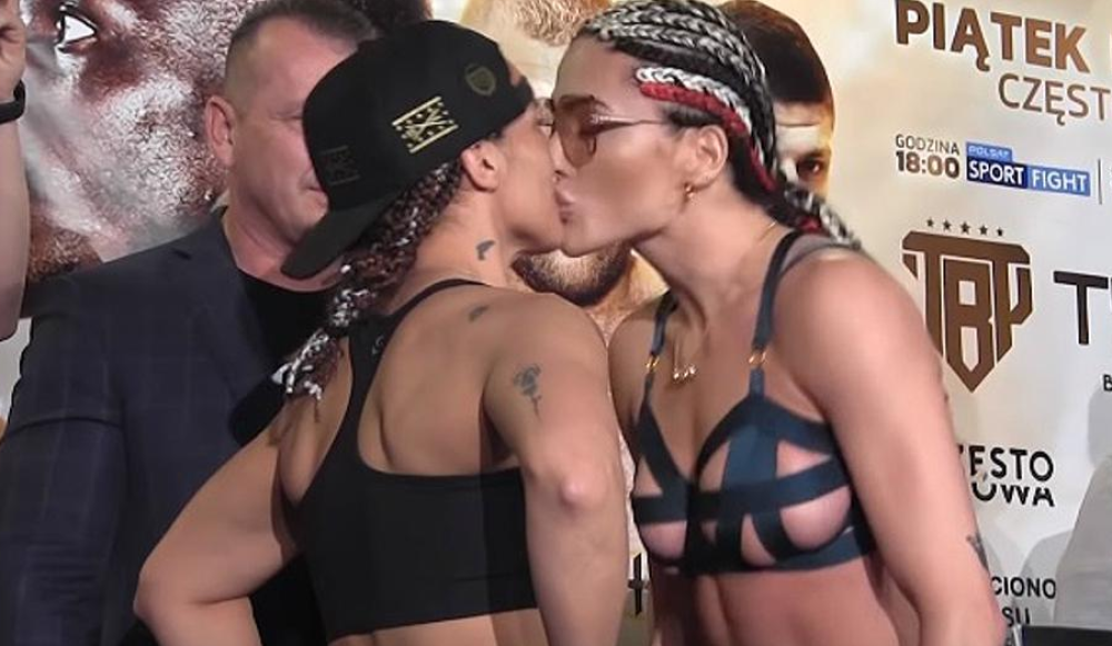 Seksi bokserka poljubila svoju protivnicu, ova joj zavalila šamarčinu posle koje je usledila brutalna tuča! (VIDEO)