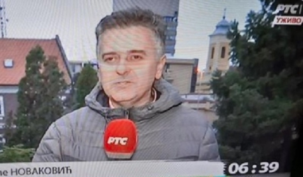 Pogledajte šta se pojavilo u levom uglu ekrana! Bilo je rano jutro pa mnogi gledaoci ovo nisu videli! (FOTO)