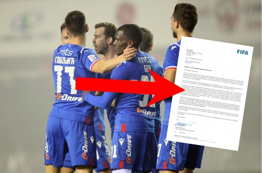 Evo ga pismo iz Fife za koje FS tzv. Kosova tvrdi da nikad nije stiglo! (FOTO)