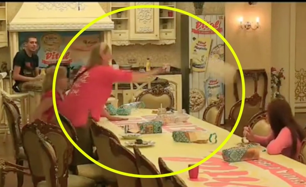 Lepa Lukić doživela nervni slom u programu uživo! Gađala Milija tanjirom u glavu! (VIDEO)