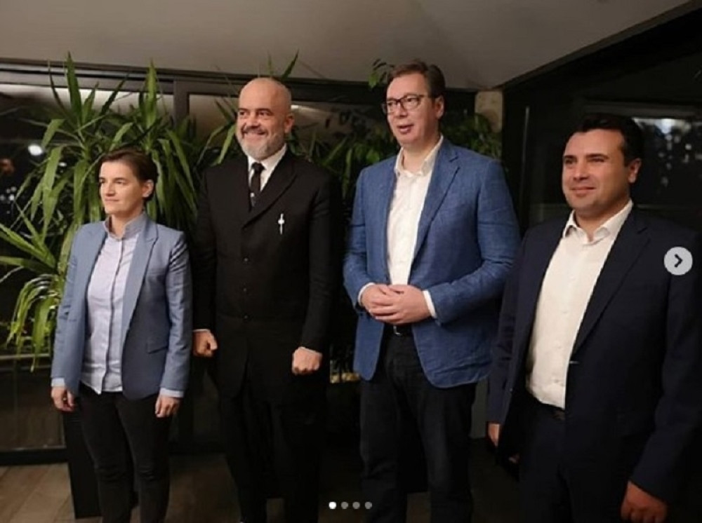 Vučić organizovao večeru! Zaev, Rama i Ana Brnabić u društvu predsednika Srbije na Petrovaradinu!