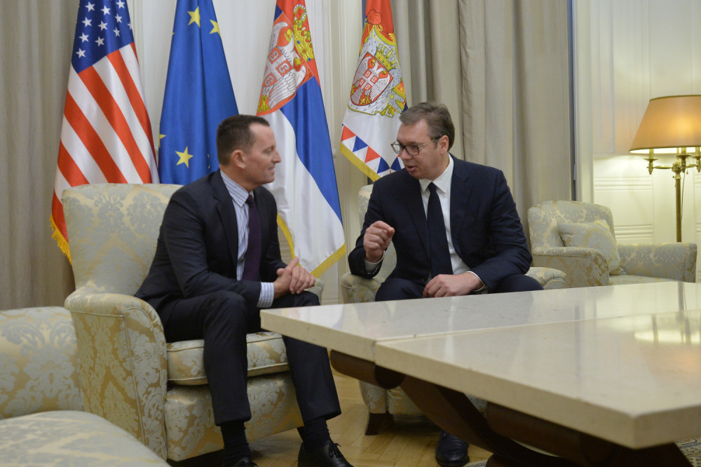 Sastali se Vučić i Grenel! (FOTO)