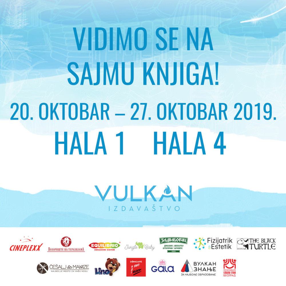 Hitovi Vulkan izdavaštva na predstojećem Sajmu knjiga!
