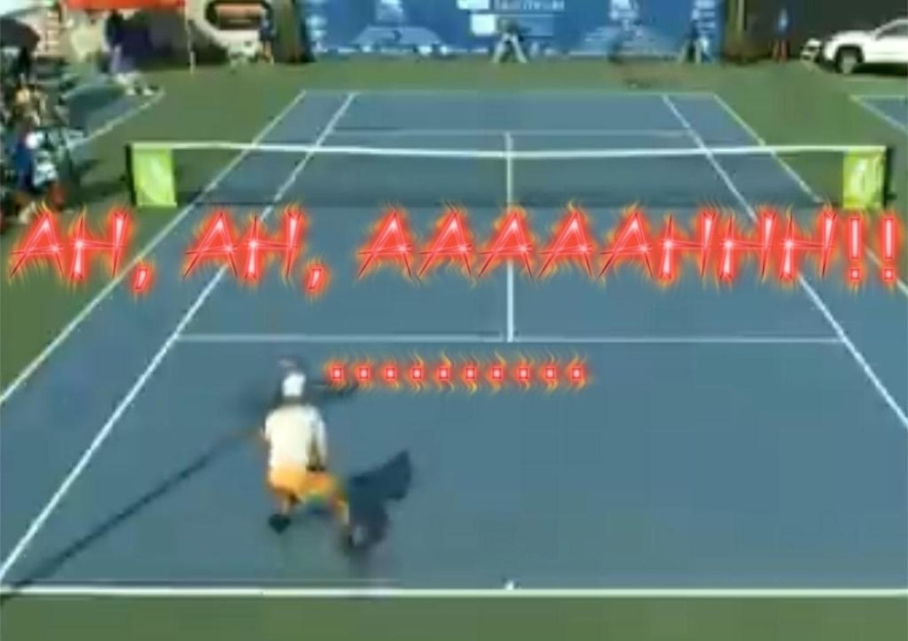 Teniski komentator ispuštao neartikulisane zvukove tokom prenosa, stenje kao Marija Šarapova! (VIDEO)