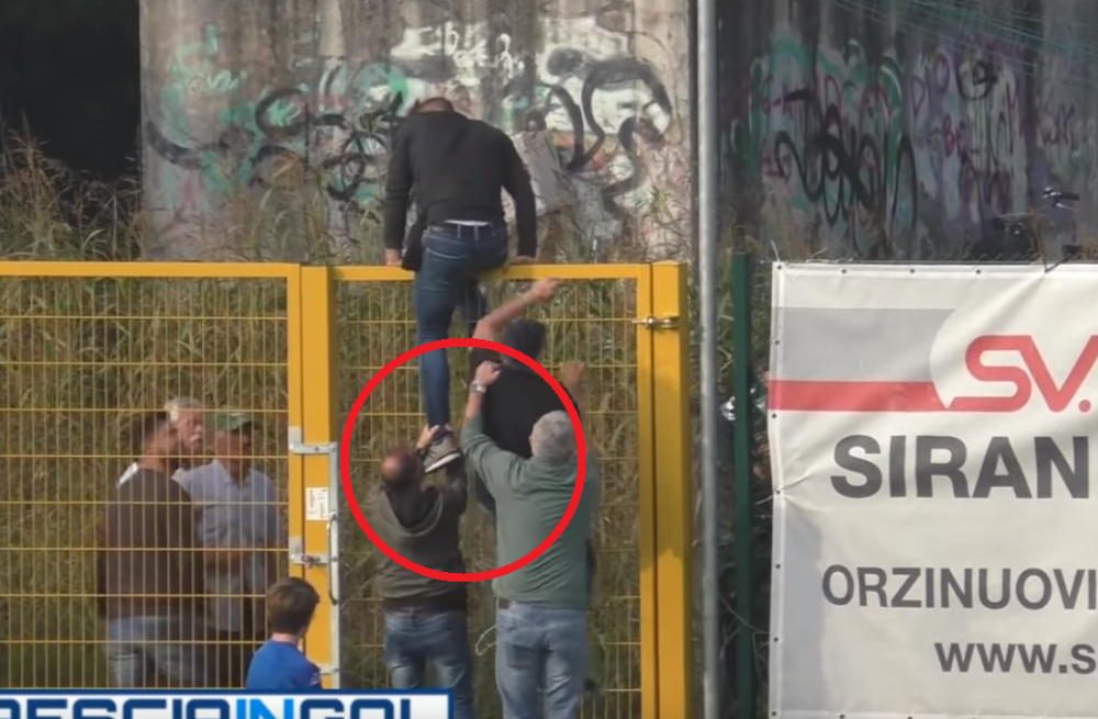 Dosad neobjavljeni, brutalan snimak kako su Srbi pojurili Albance USRED ITALIJE! Nisu im dali da izađu sa stadiona (VIDEO)