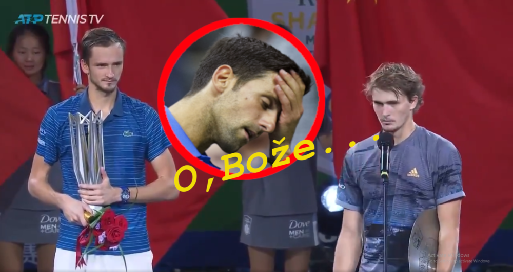 Poraženi Zverev se pogubio na dodeli trofeja, žestoko uvredio Novaka Đokovića! (VIDEO)