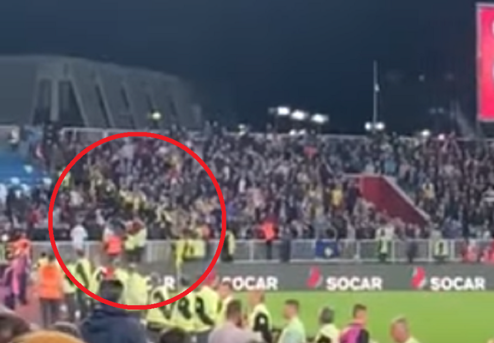 Pakao na meču Kosova i Crne Gore, ovi snimci nisu viđeni u prenosu! Metež i nasilje (VIDEO)