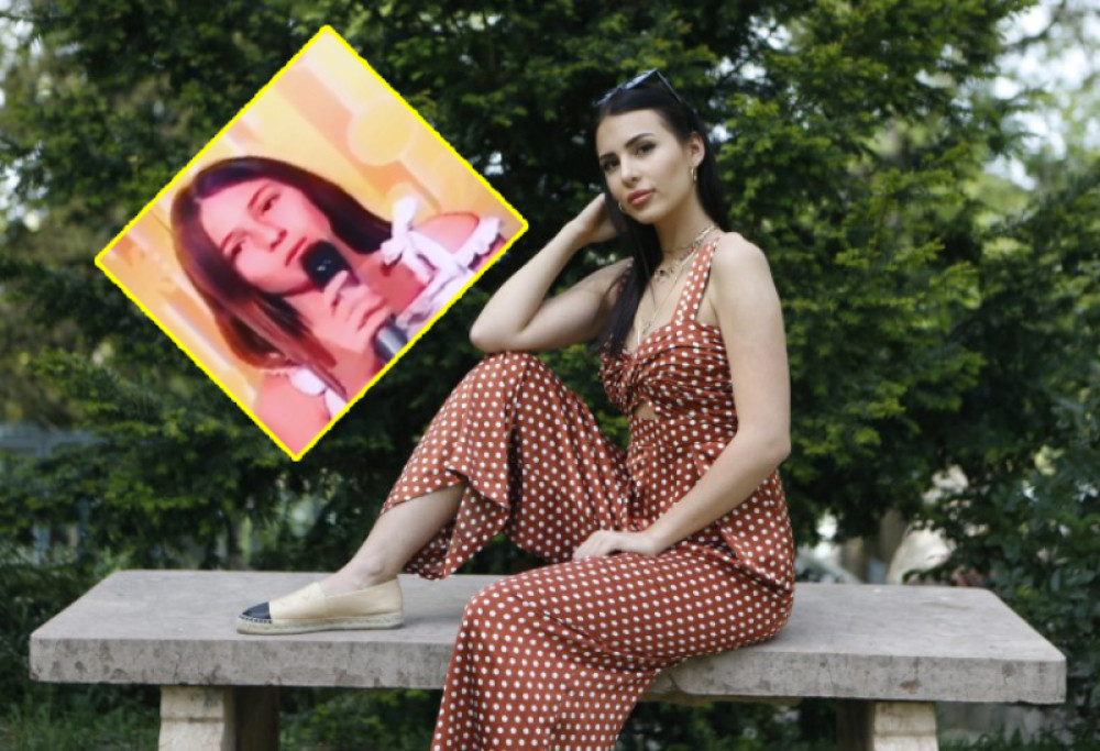 Prvi nastup Anastasije Ražnatović! Trese se od treme, kolena klecaju ali glas razvaljuje! (VIDEO)