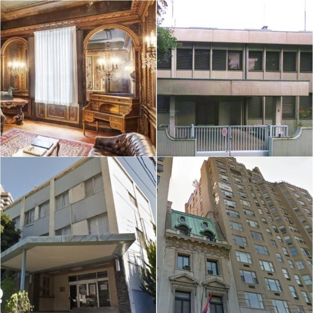 Srbiji pripalo 36 ambasada! Jedna od najskupljih rezidencija na svetu u našem vlasništvu, zdanje koje vredi više od 40 miliona evra!