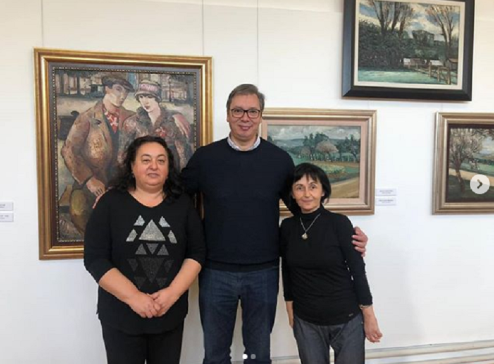 Obišao galeriju "Sava Šumanović"