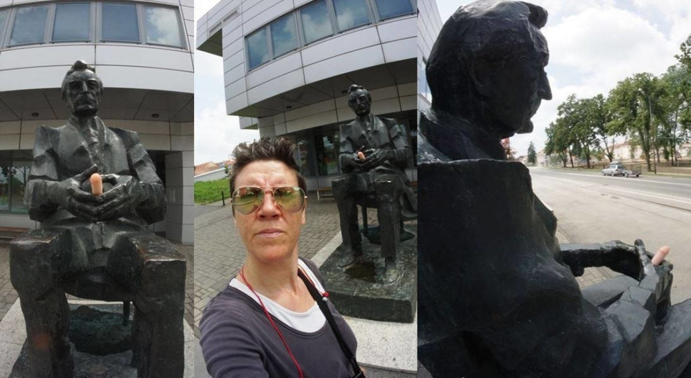 Novinarka prekršajno kažnjena zbog skrnavljenja spomenika! Žalila se na presudu i spremna dokaze da je bio izdajnik i ratni profiter!