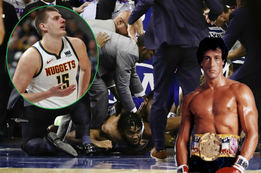 ROKI na parketu, otkrio "prljav veš" Taunsa, čija je bio ku***ca? Majka košarkaša umalo da se pobije, pokazala srednji prst! (VIDEO)