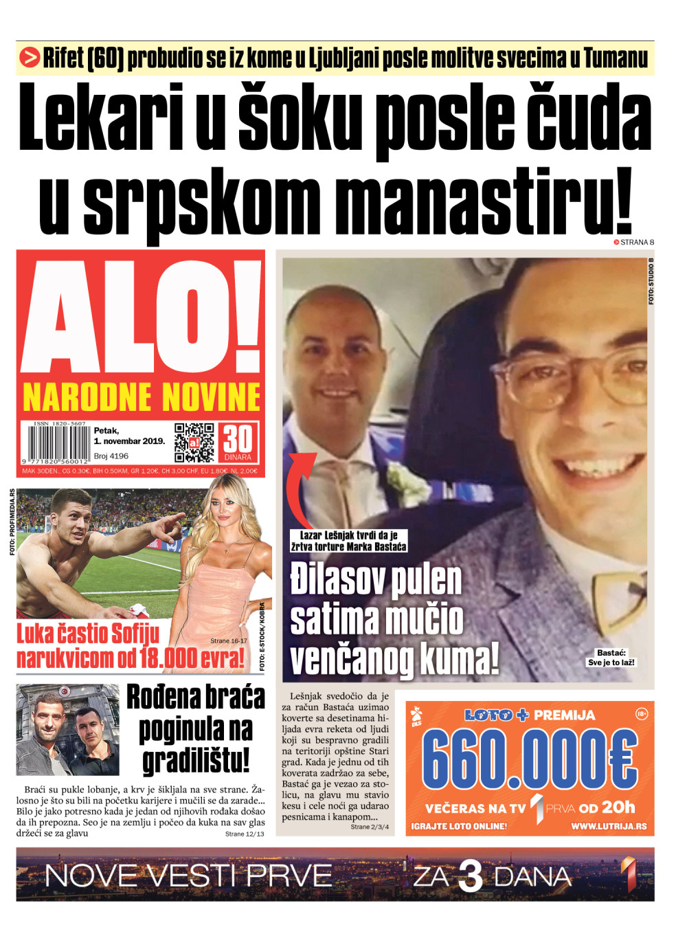 Lazar Lešnjak tvrdi da je žrtva torture Marka Bastaća! Đilasov pulen gepekovao i mučio venčanog kuma!