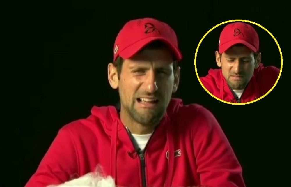 Novakove grimase ukazuju na nezadovoljstvo, ZGROŽEN onim što je držao u RUKAMA! (VIDEO)