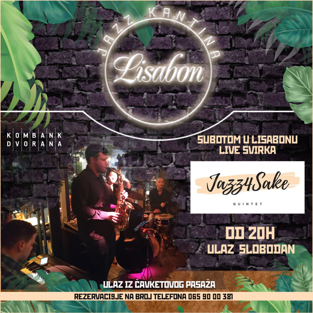 Groznica subotnje večeri uz kvintet "Jazz4Sake"