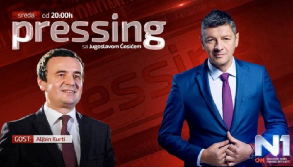 Aljbin Kurti večeras gostuje kod Jugoslava Ćosića i promoviše nezavisno Kosovo pred očima cele Srbije!