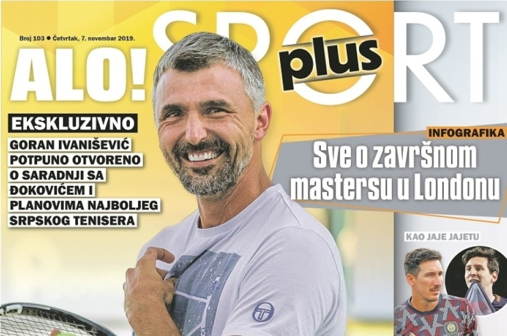 "SPORT PLUS" DONOSI: Goran Ivanišević EKSKLUZIVNO o saradnji s Noletom, rekordima, planovima, čemu se nadaju CRNO-BELI U DOMU "ĐAVOLA", a tu je i MESIJEV BRAT SRBIN!