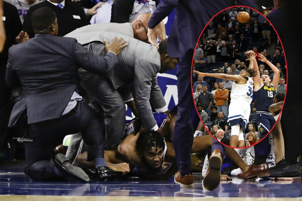 Embid i Tauns se kao mala deca tukli, Jokiću prekipelo pa im podelio vaspitne šamare! (FOTO/VIDEO)