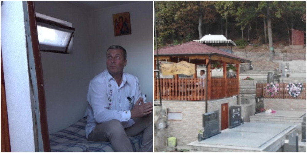 Otvorio vrata svoje grobnice na dva sprata, a unutra frižider, televizor, krevet... (FOTO)