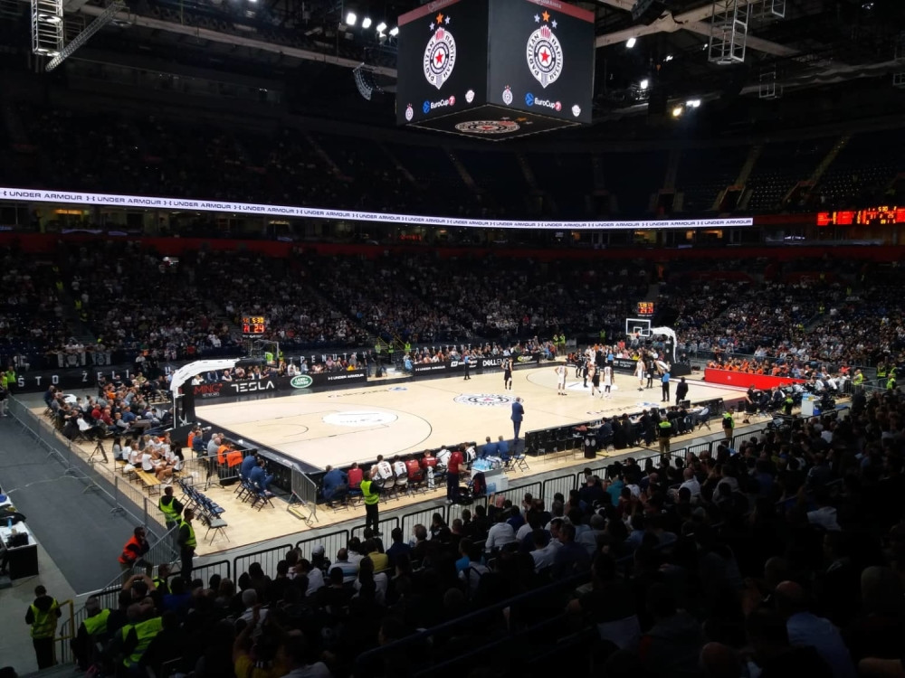 Objavljen tačan broj navijača Partizana u Areni