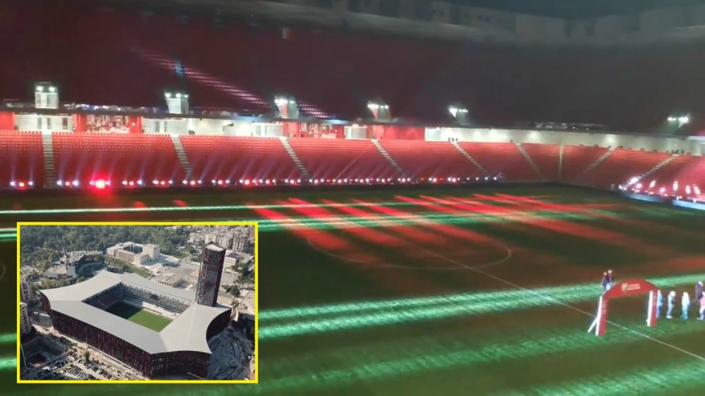Pogledajte kako izgleda novi stadion reprezentacije Albanije, jedna stvar bode oči! (FOTO/VIDEO)