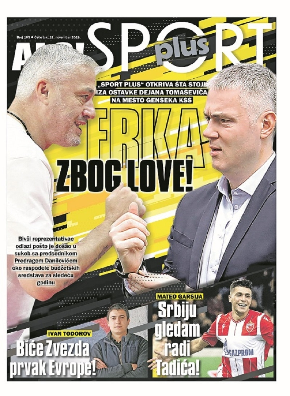 Otkrivamo razloge zbog koji je Dejan Tomašević napustio KSS i zbog čega Mateo Garsija prati utakmice „orlova”