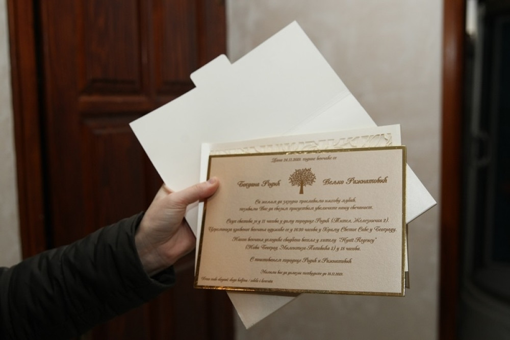 Pogledajte kako izgleda pozivnica za venčanje Veljka i Bogdane!