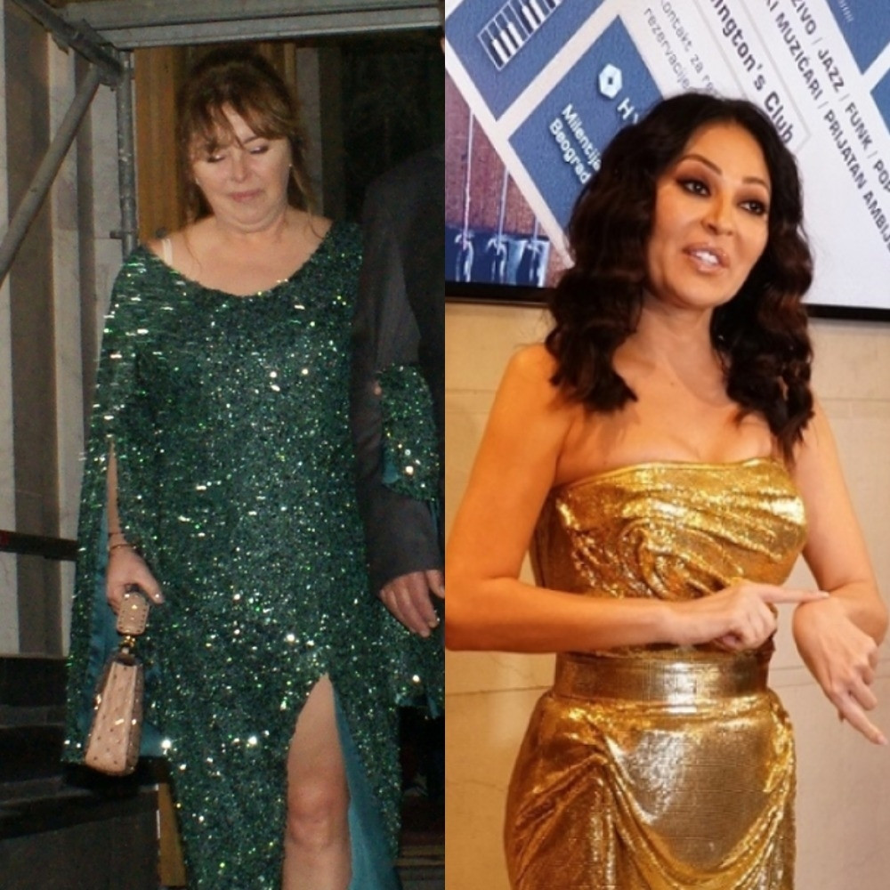 Ceca i Bogdanina mama Danijela su se presvukle nakon crkvenog venčanja! Zablistale u vrlo atraktivnim haljinama!