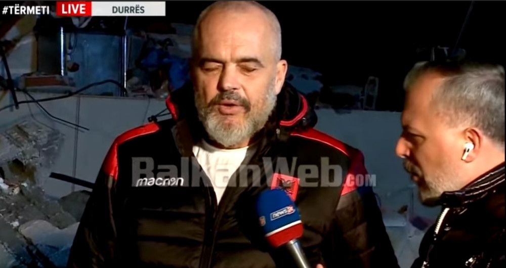 "Ukupno je stradalo 50 osoba i oko 2.000 povređeno" Oglasio se Edi Rama nakon obustavljanja spasilačke operacije!