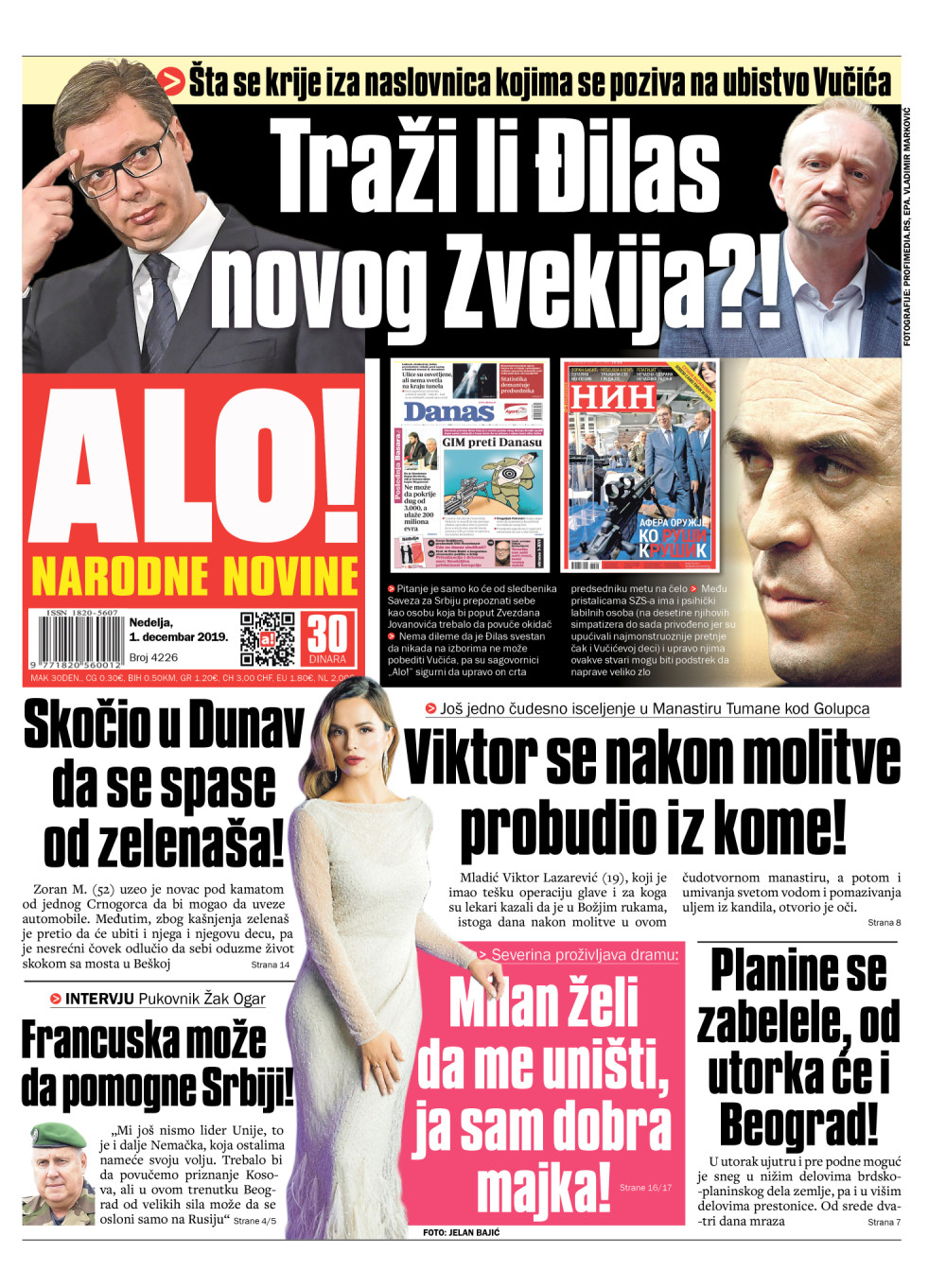 Šta se krije iza naslovnica kojima se poziva na ubistvo Vučića