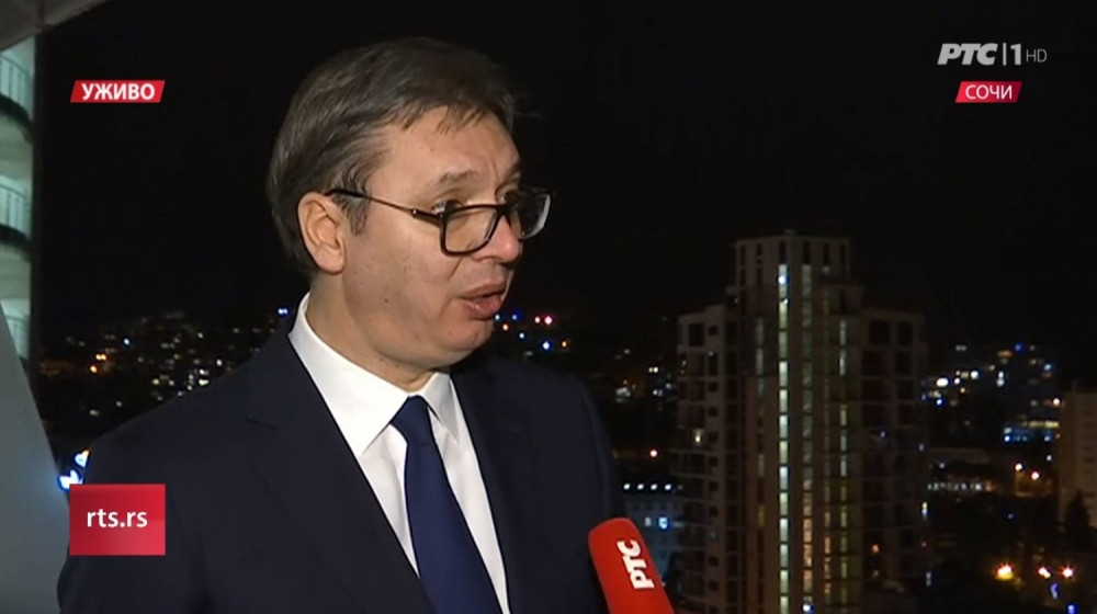 Predsednik Vučić iz Sočija poslao poruku svetskim moćnicima