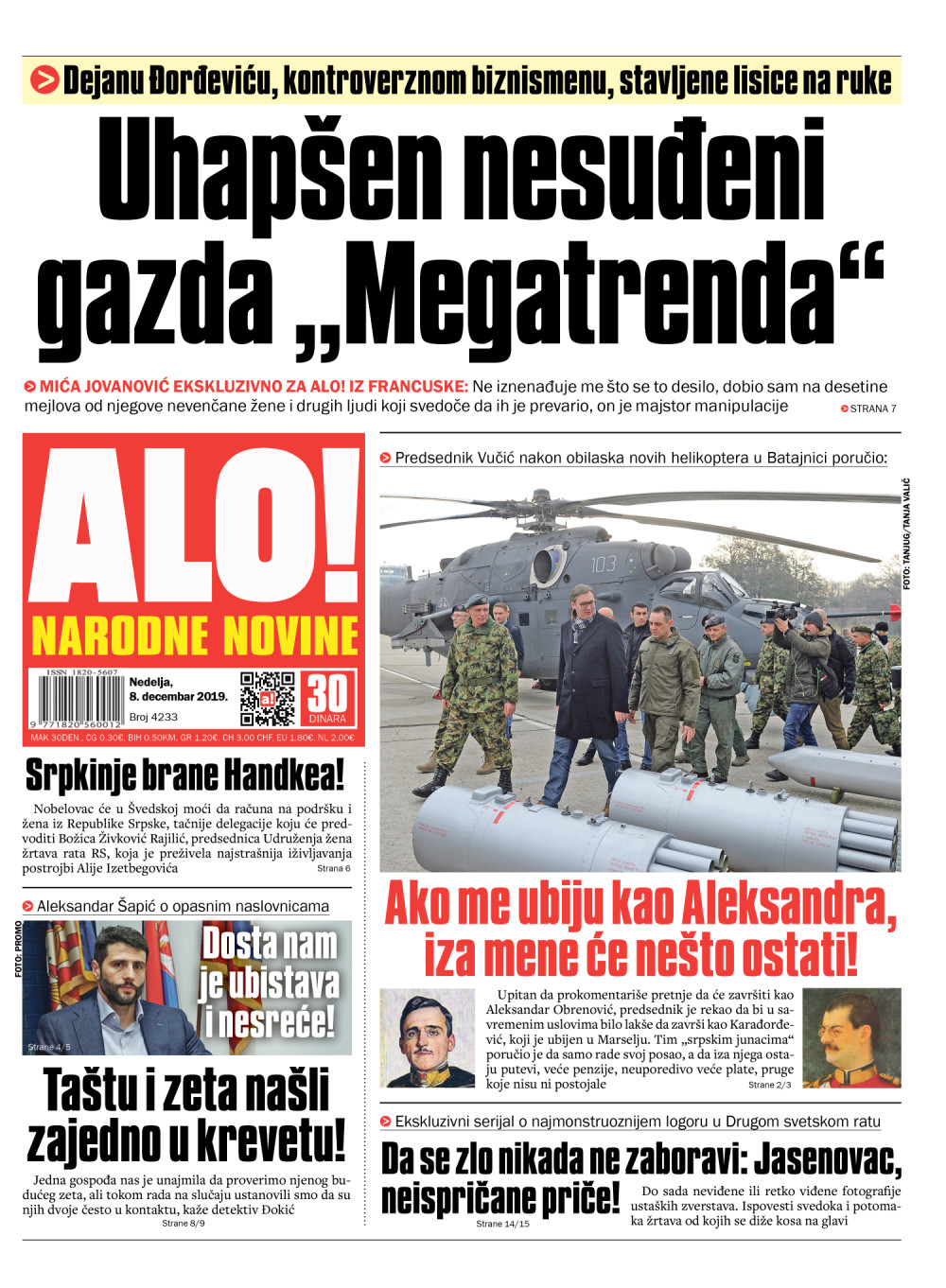 Dejanu Đorđeviću, kontroverznom biznismenu, stavljene lisice na ruke! ČITAJTE U "ALO!"