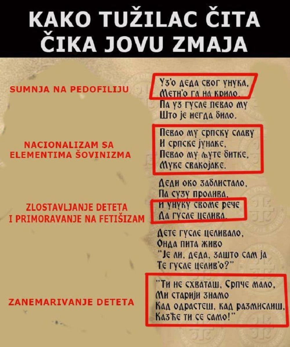 Zašto je crnogorski režim izbacio Jovu Zmaja iz udžbenika? Pesma "Deda i unuk" im se nije baš dopala (FOTO)