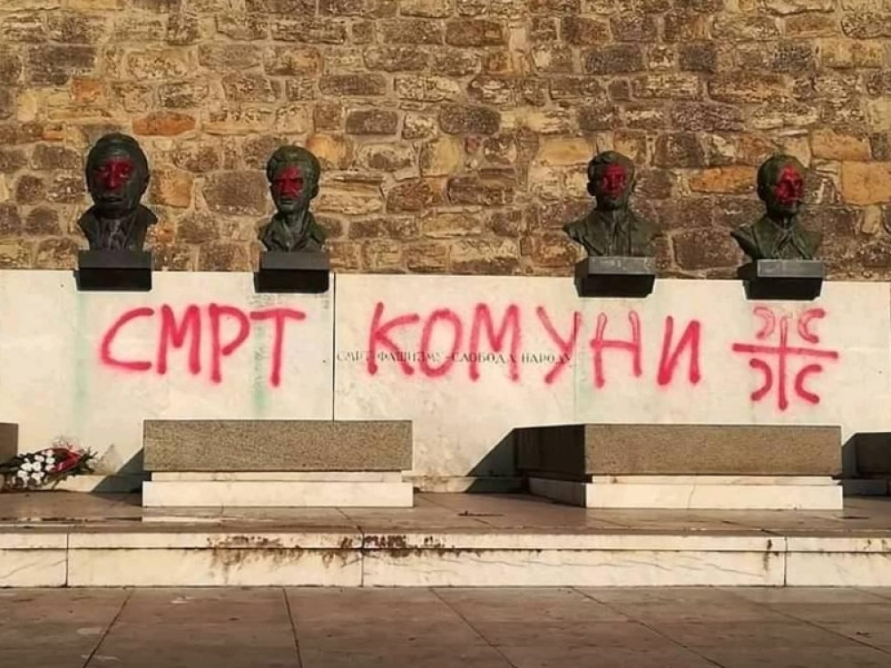 Jutro je donelo neprijatno iznenađenje! Njihova lica su uništena i ofarbana - pala oštra osuda! (FOTO)