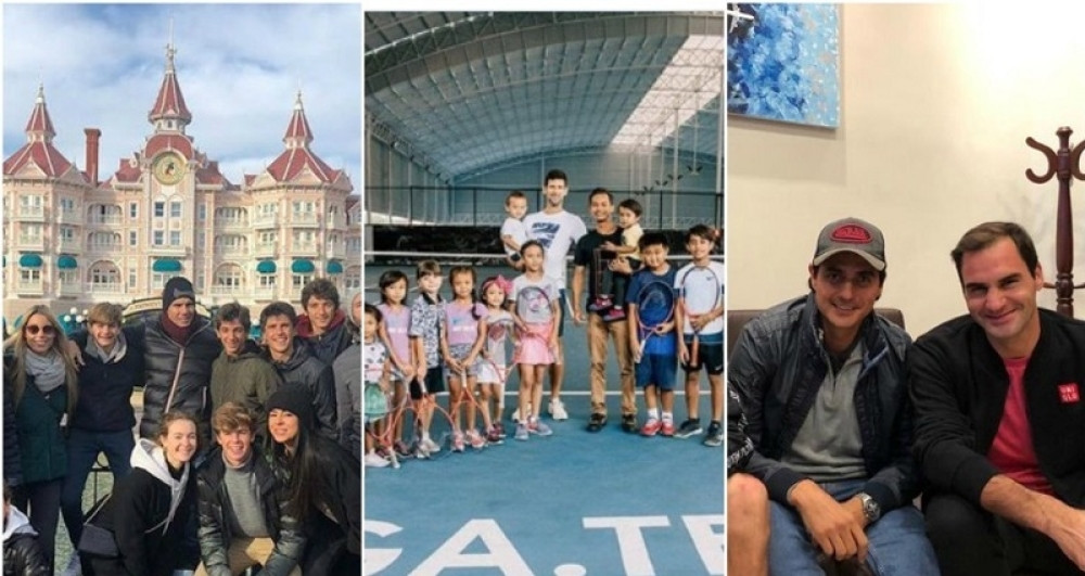 Kako "velika trojka" provodi odmor? Đoković najplemenitiji, Federer sam u svom zamku, Nadal u društvu Mini! (FOTO/VIDEO)