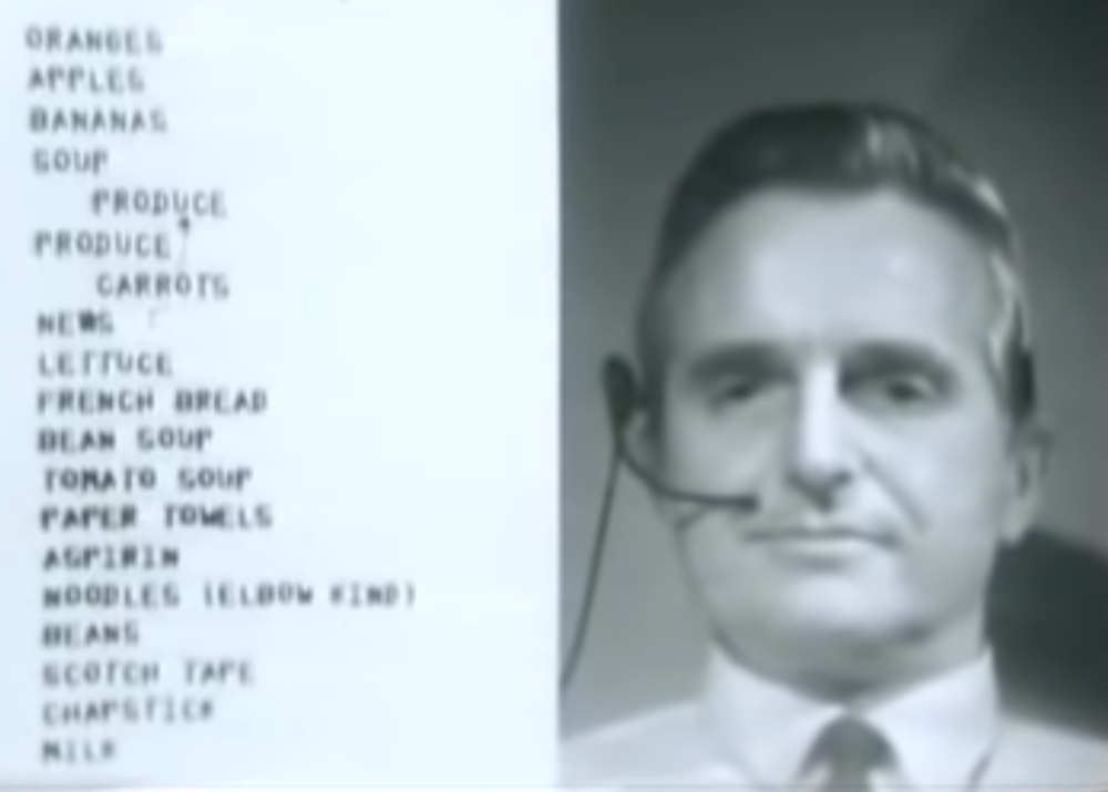 Vizionar Douglas Engelbart  dao je sve elemente modernog kompjutera! Sve je preuzeto, osim onog najvažnijeg, njegovog sna za bolji svet