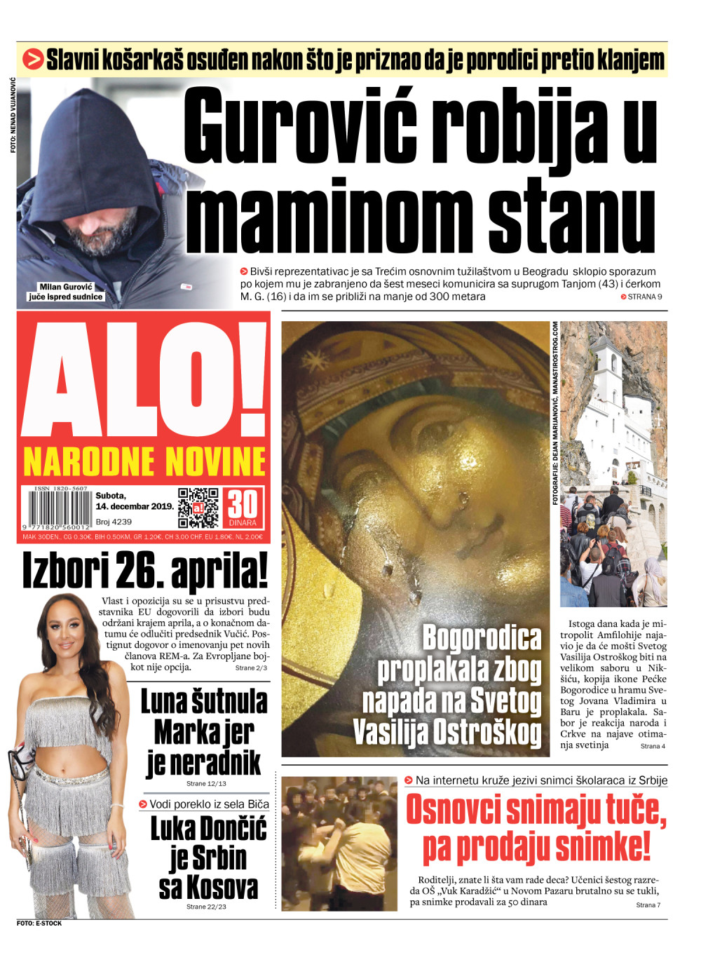 Slavni košarkaš priznao da je pretio da će zaklati ženu i ćerku! ČITAJTE U "ALO!"