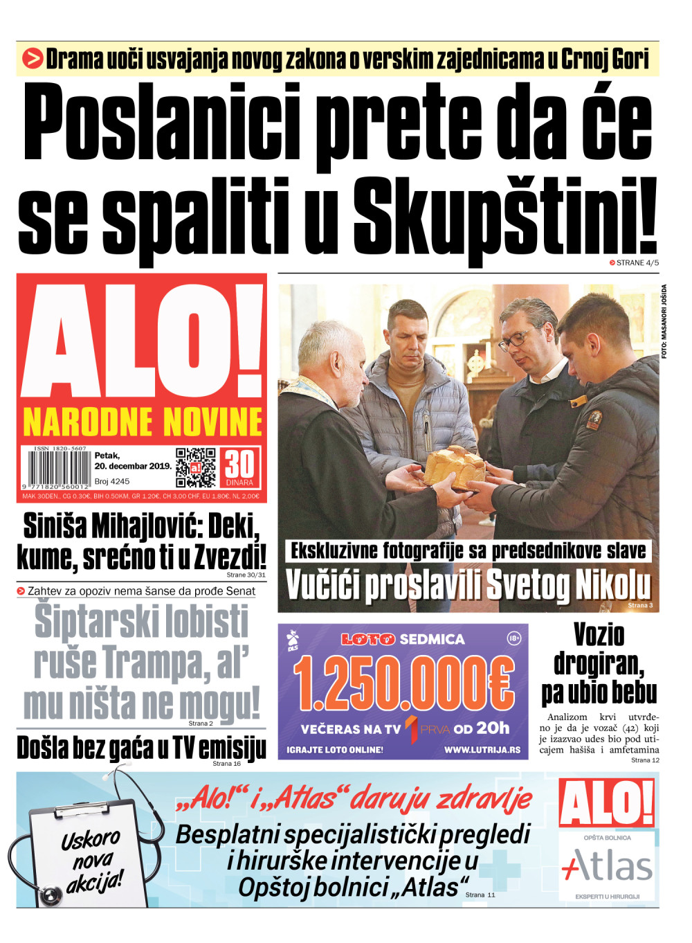 Drama uoči usvajanja novog zakona u Crnoj Gori!