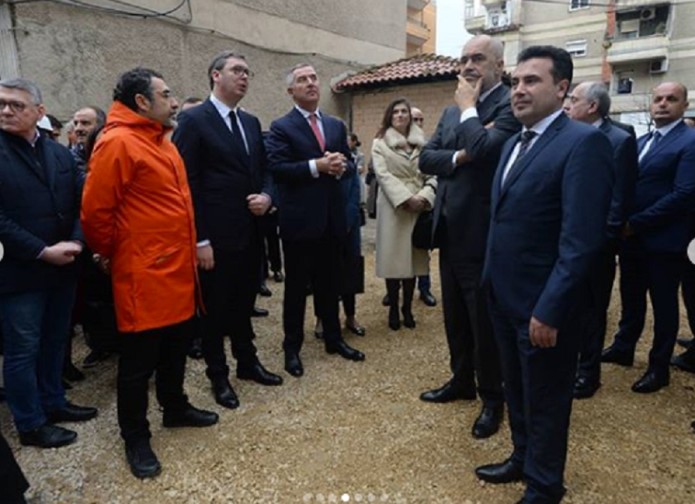 Vučić, Ðukanović, Rama i Zaev posetili Drač