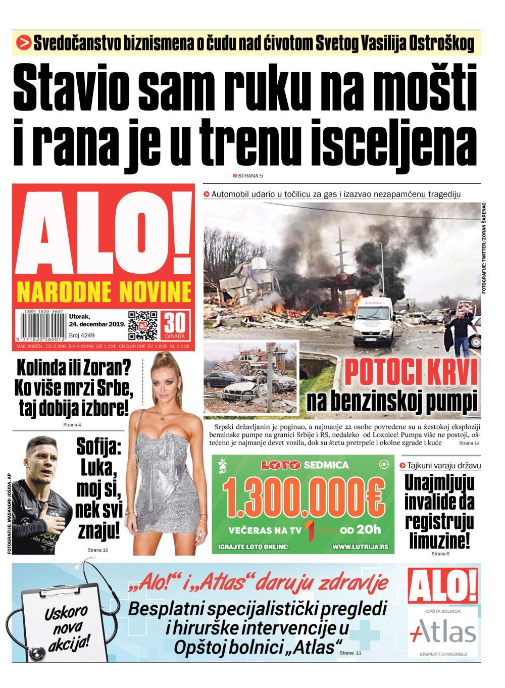 Stavio sam ruku na mošti i rana je istog trena isceljena! ČITAJTE U "ALO!"