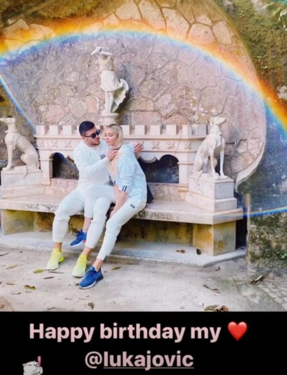 Sofija Milošević romantičnom porukom obradovala slavljenika Luku Jovića! Ujedno ga je prvi put ovako oslovila (FOTO)
