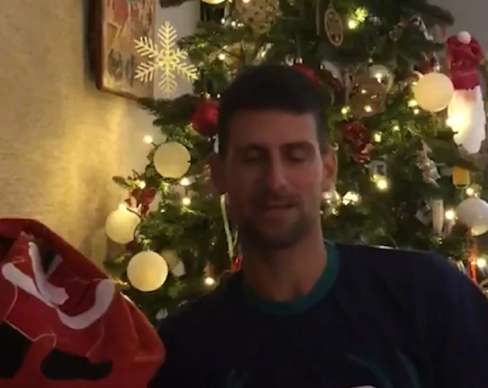Srpski teniser otkrio da je i njega posetio Deda Mraz! Raznežio je sve koji su to čuli (VIDEO)