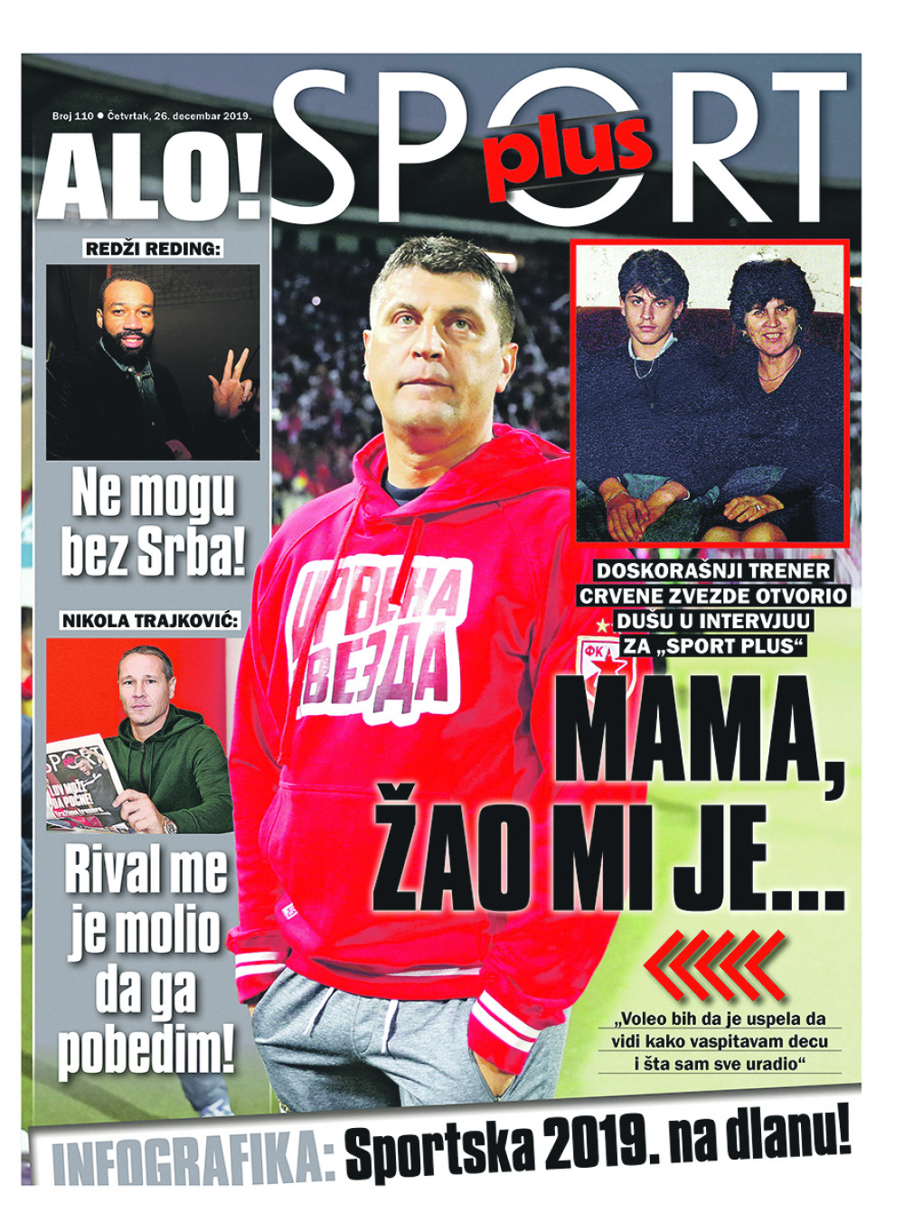 EKSKLUZIVNO: Vladan Milojević, prvi put od odlaska iz Crvene zvezde, dao je ispovest za "Sport plus" koji u četvrtak možete da potražite na kioscima