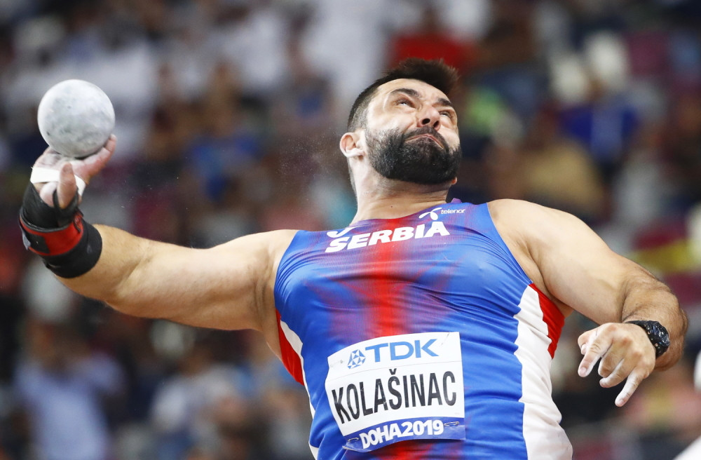 Kolašinac oborio rekord Srbije u bacanju kugle!