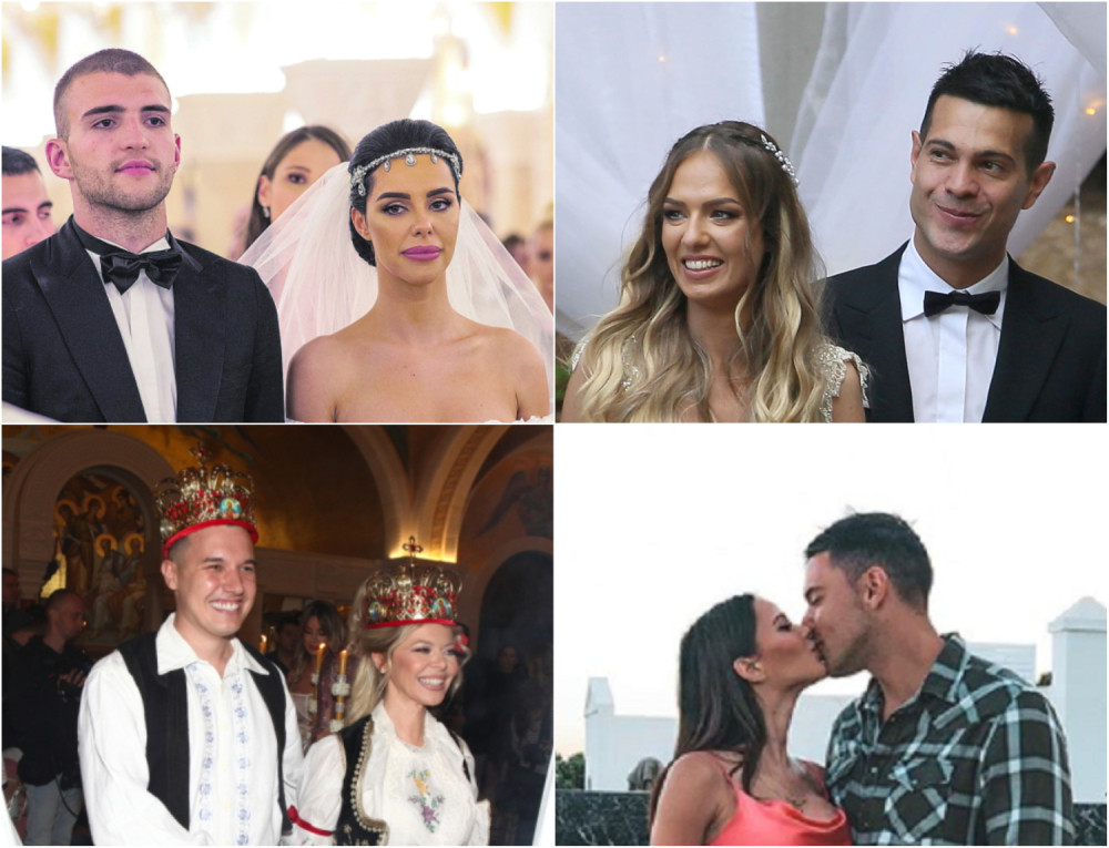 Njihove svadbe su obeležile 2019. godinu: Pevači, sportisti i manekeni