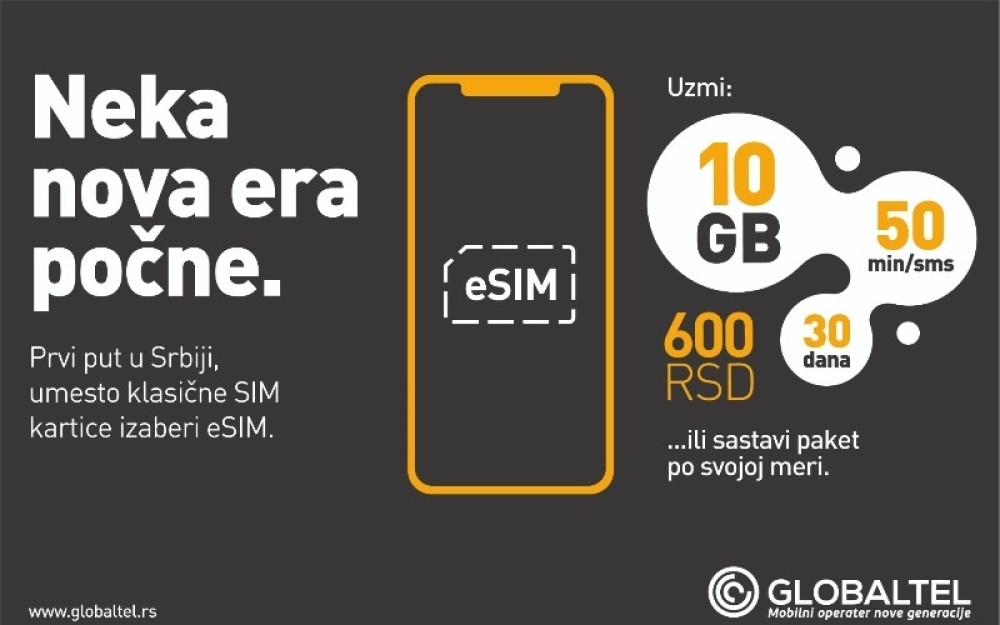 Globaltel predstavio novu tehnologiju – eSIM!