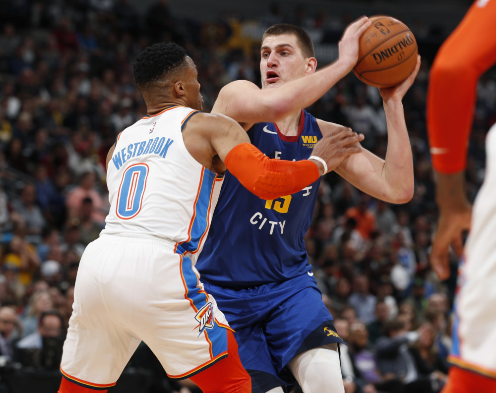 Jokić i Vestbruk nastavili međusobnu netrpeljivost (VIDEO)