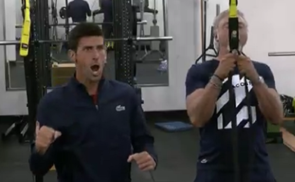 Novak svim srcem za Srbiju! Đoković vrištao od sreće tokom presudnih poena njegovog saigrača! (VIDEO)