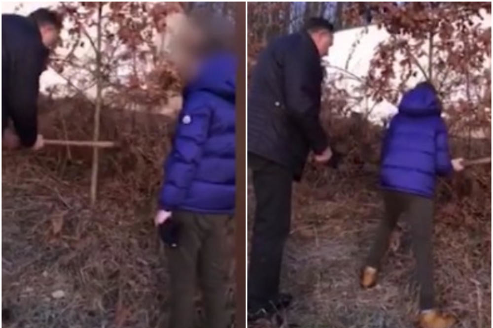 Dodik sa unukom ispoštovao staru srpsku tradiciju na Badnji dan (FOTO)