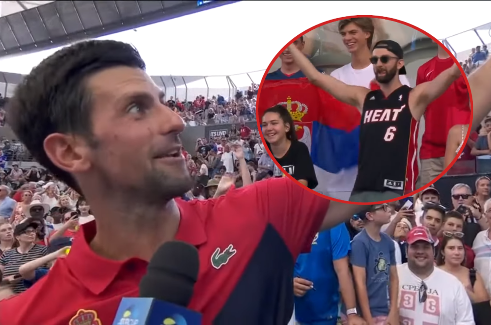 Duhoviti navijač isprovocirao Novaka! Srbin ga uz osmeh pokosio porukom! (VIDEO)